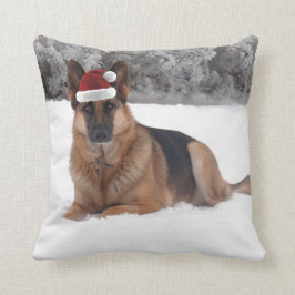 Schäferhund-Feiertags-Wurfs-Kissen Kissen