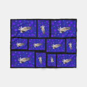 Schäferhund-Fleece-Decke Fleecedecke (Vorderseite (Horizontal))