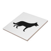 Schäferhund Fliese (Seite)