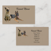 Schäferhund-Freund-Visitenkarte Visitenkarte (Vorne/Hinten)