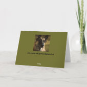 Schäferhund-Geburtstags-Karte für Vater Karte (Rückseite)