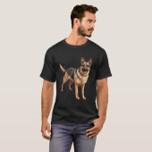 Schäferhund - German Shepherd T-Shirt (Vorne ganz)