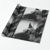 Schäferhund-Geschenk-Packpapier Geschenkpapier (Ungerollt)
