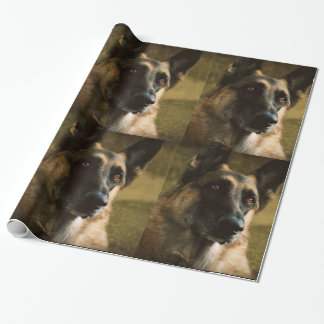 Schäferhund-Geschenk-Packpapier Geschenkpapier