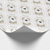 Schäferhund Geschenkpapier (Ecke)
