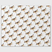 Schäferhund Geschenkpapier (Flach)