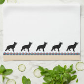 Schäferhund Geschirrtuch (Gefaltet)