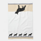 Schäferhund Geschirrtuch (Vertikal)