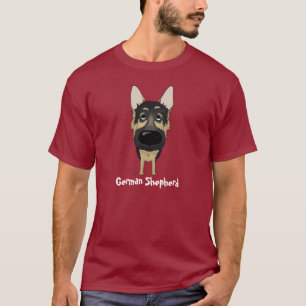 Schäferhund - große Nase und Hintern T-Shirt