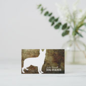 Schäferhund-Haustier Realated Visitenkarte (Stehend Vorderseite)