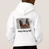 Schäferhund Hoodie (Rückseite)