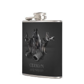 Schäferhund-Hund - GSD Flachmann (Links)