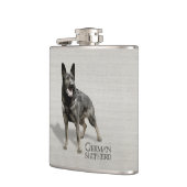 Schäferhund-Hund - GSD Flachmann (Links)