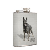 Schäferhund-Hund - GSD Flachmann (Rechts)