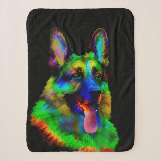 Schäferhund-Hund - GSD Sherpadecke (Vorderseite)