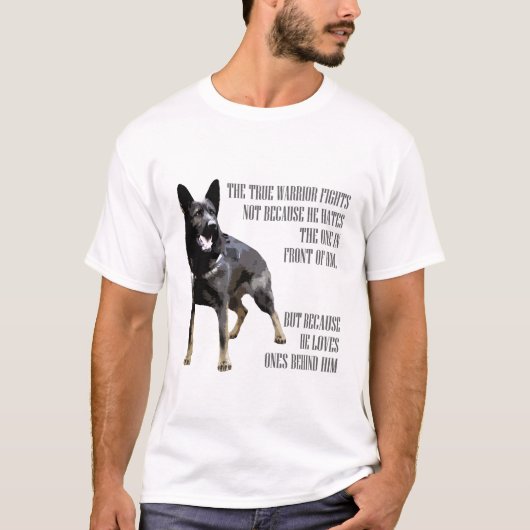 Schäferhund-Hund - GSD T-Shirt (Vorderseite)