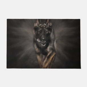 Schäferhund-Hund - laufend Fußmatte