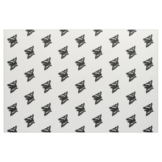 Schäferhund-Hund Stoff (Fat Quarter (45,7 x 55,9 cm))