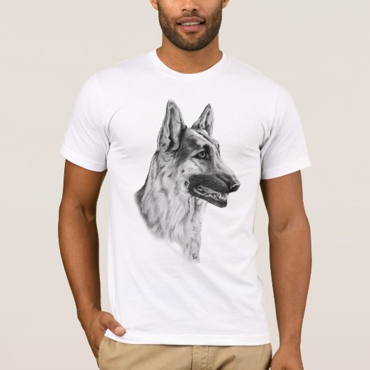 Schäferhund-Hund T-Shirt (Vorderseite)