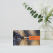 Schäferhund-Hund Visitenkarte (Stehend Vorderseite)