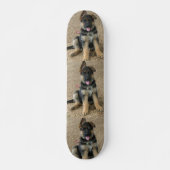 Schäferhund-Hündchen-Skateboard Skateboard (Vorne)