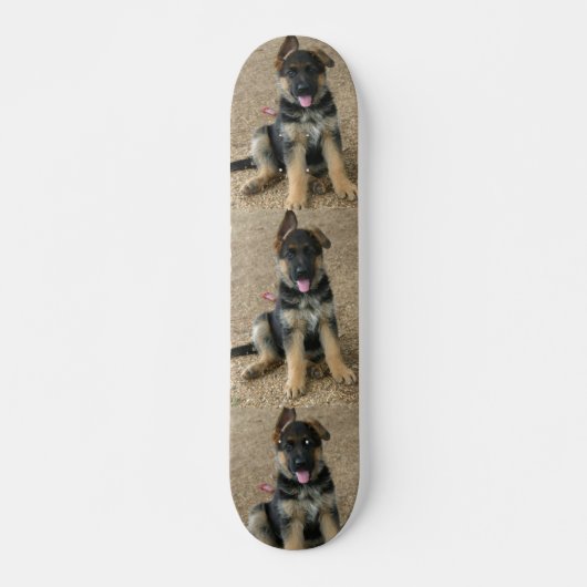 Schäferhund-Hündchen-Skateboard Skateboard (Vorne)