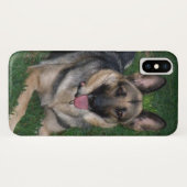 Schäferhund-Hundefall Case-Mate iPhone Hülle (Rückseite (Horizontal))