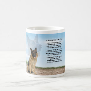 Schäferhund-Hundefreund-Gedicht-Tasse Kaffeetasse