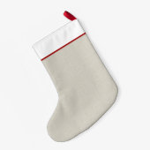 Schäferhund-Hundelicht-Schwarzes und Kleiner Weihnachtsstrumpf (Rückseite (Hängend))