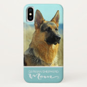 Schäferhund-HundeMama addieren Ihr HundeFoto Case-Mate iPhone Hülle (Rückseite)