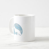 Schäferhund-Hundemond Kaffeetasse (Vorderseite Links)