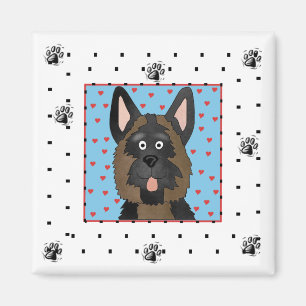 Schäferhund-Hundet-shirts und -geschenke Magnet