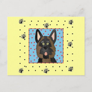 Schäferhund-Hundet-shirts und -geschenke Postkarte