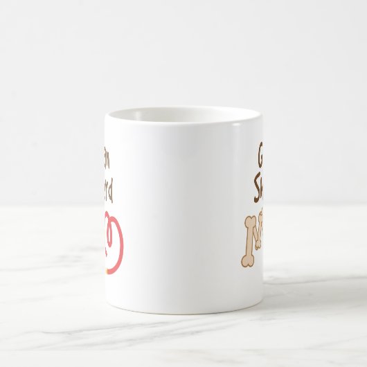 Schäferhund-Hundezucht-Mama-Geschenk Kaffeetasse (Mittel)
