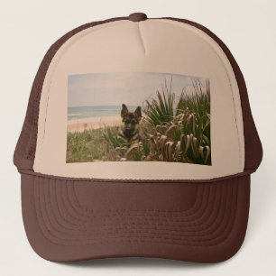 Schäferhund-Hut-Strandhafer Truckerkappe