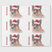 Schäferhund im geschenkpapier (Flach)