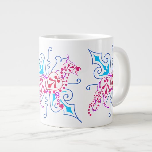 Schäferhund Jumbo-Tasse (Vorderseite Rechts)