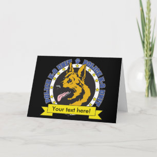 Schäferhund K9 Karte