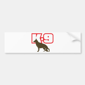 Schäferhund K-9 Autoaufkleber