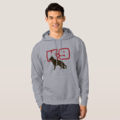 Schäferhund K-9 Hoodie (Vorne ganz)