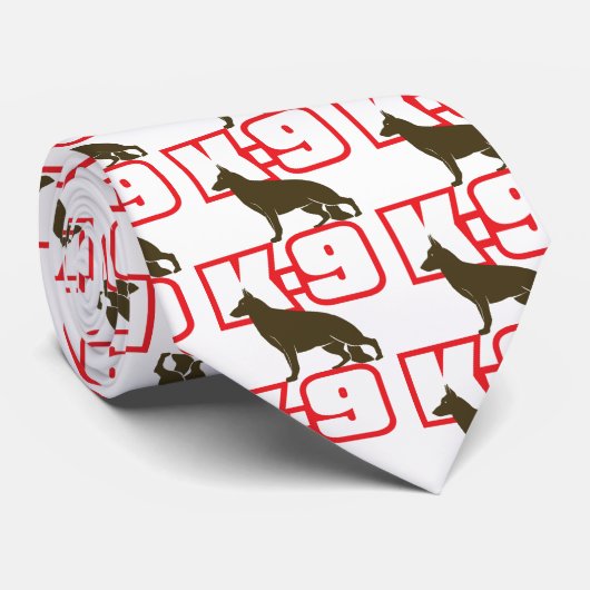 Schäferhund K-9 Krawatte (Gerollt)