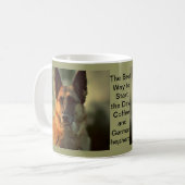 Schäferhund Kaffeetasse (Vorderseite Links)