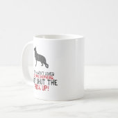 Schäferhund Kaffeetasse (Vorderseite Links)