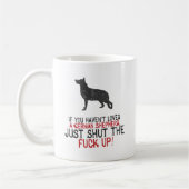 Schäferhund Kaffeetasse (Links)