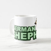 Schäferhund Kaffeetasse (Vorderseite Links)