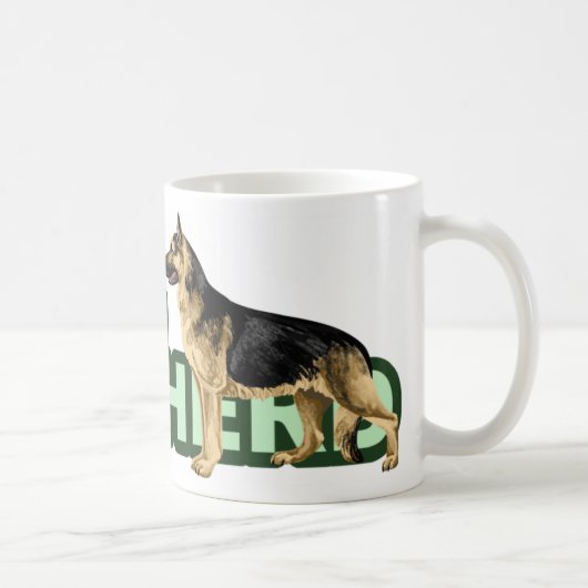 Schäferhund Kaffeetasse (Rechts)
