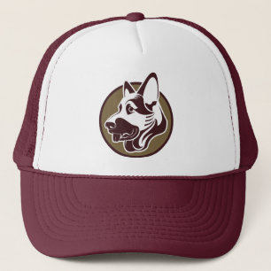 Schäferhund-Kappe Truckerkappe