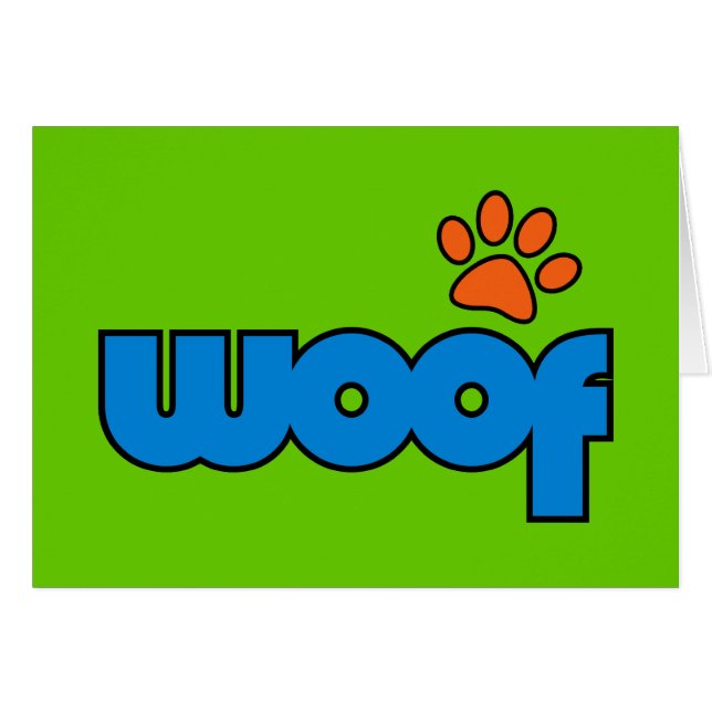 Schäferhund-Karte (Vorderseite (Horizontal))