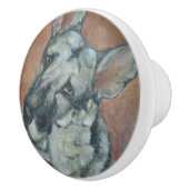 Schäferhund Keramikknauf (Rechts)