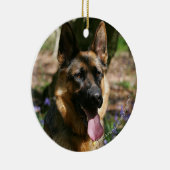 Schäferhund Keramikornament (Rechts)